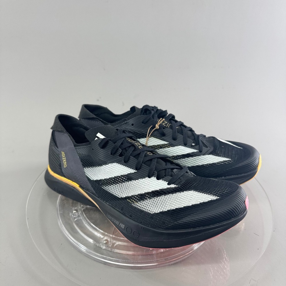Adidas Unisex Adizero Avanti Track Spike Lightstrike Pro Black Pink Yellow 6M 7W